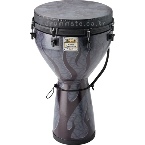 Remo Designer Series Key-tuned Djembe Shadow Flame